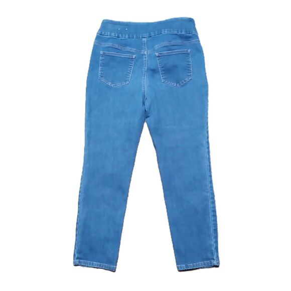 Chico's Perfect Stretch Soft Jegging Medium Women's Solid Ankle Jeans - Picture 2 of 4